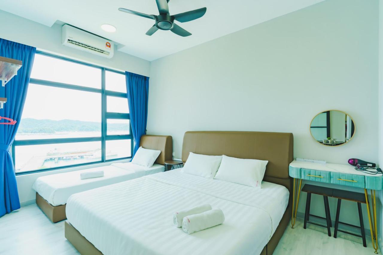 Full Seaview 2R1B Condo For 6Pax In Kota Kinabalu Exterior photo